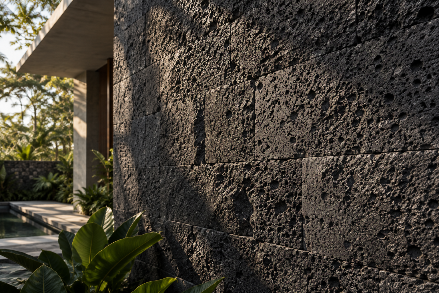 Collection of Indonesian natural stone products